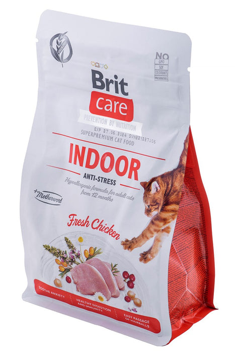 BRIT Care Grain-Free Adult Indoor Anti-Stress - dry cat food - 400 g