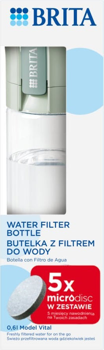 Brita Vital Filtering bottle 0.6 l Pastel green