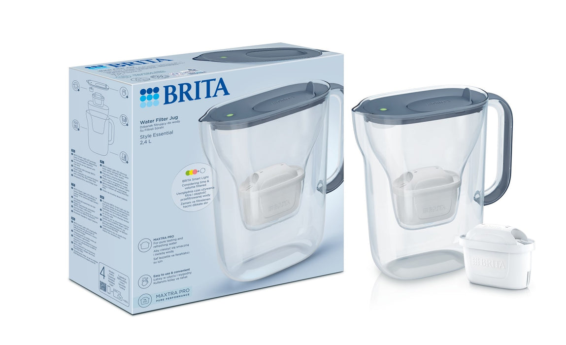 Brita Style Essential+1 Maxtra Pro PP filter jug (graphite)