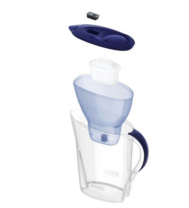 Brita Marella+3 Maxtra Pro PP filter jug (2.4 l; blue)