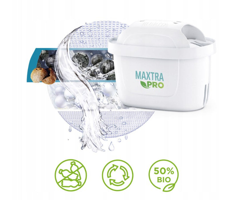 BRITA Style ESSENTIAL XL sand filter jug + 3 x  MX Pro Pure Performance filter