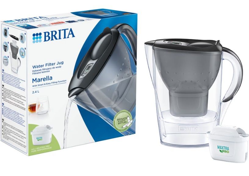 Brita Marella+1 Maxtra Pro PP filter jug (2.4 l; graphite)
