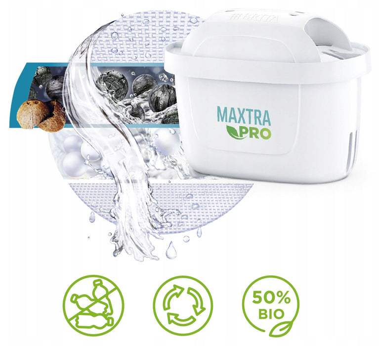BRITA Style ESSENTIAL XL Water Filter Jug (Dark Blue) + 3 x MX Pro Pure Performance Filters