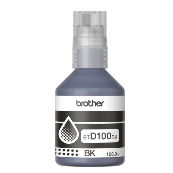 Brother BT-D100BK Black Ink Bottle - Консумативи за мастилоструйни устройства<<<BROTHER консумативи<<<BROTHER<<<PolyComp