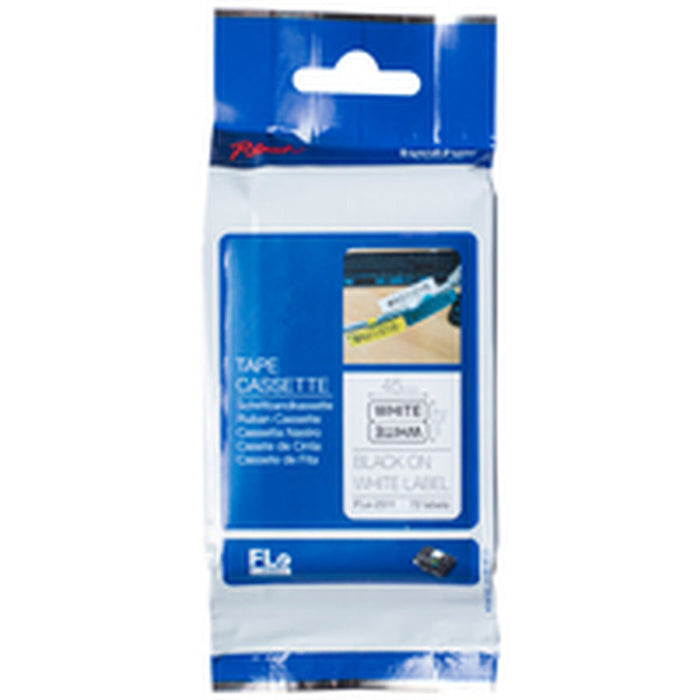 BROTHER FLe-2511 Black on White Flag Tape for Brother P-touch D800W P900W P950NW - Ленти и Етикети<<<Консумативи