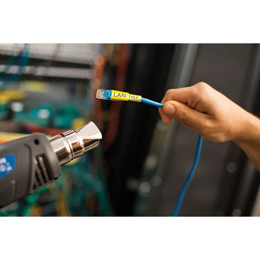 BROTHER Heat Shrink Tube Black on Yellow 9.0mm - Ленти и Етикети<<<Консумативи - Принтер за етикети<<<Печат Сканиране и