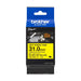 BROTHER HSe-661E Heat Shrink Tube Black on Yellow 31.0mm - Ленти и Етикети<<<Консумативи - Принтер за етикети<<<Печат