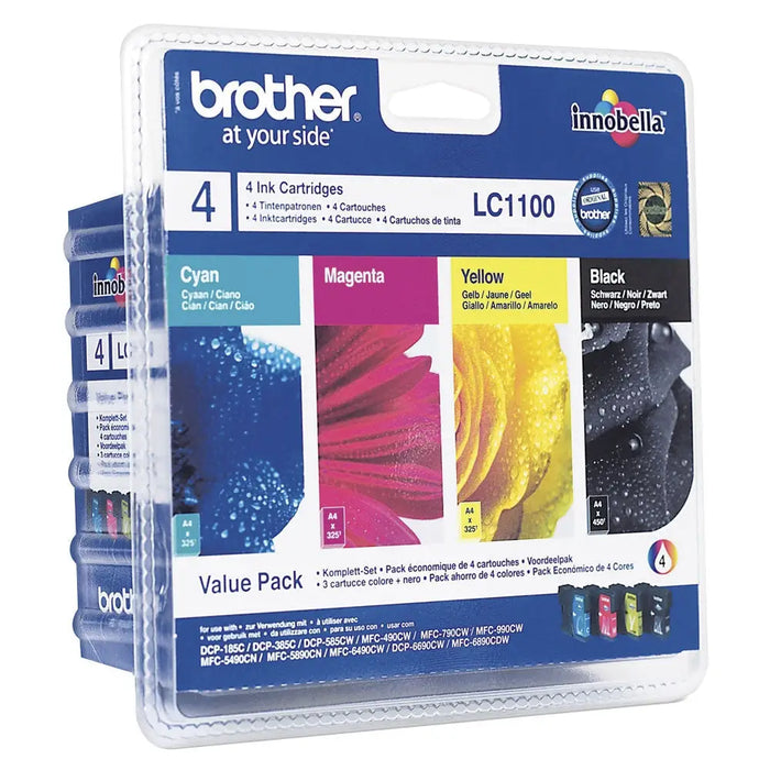 Brother LC-1100BK/C/M/Y VALUE BP Ink Cartridge Standard Set - Консумативи за мастилоструйни устройства<<<BROTHER