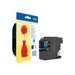 BROTHER LC-121 ink cartridge cyan standard capacity 300 pages 1-pack blister without alarm - Мастила и Мастилени