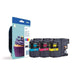 BROTHER LC-123 ink cartridge cyan magenta and yellow standard capacity 1-pack blister without alarm - Мастила и