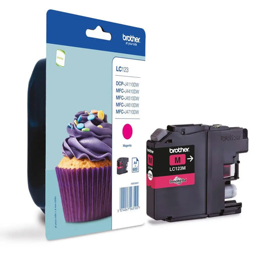 Brother LC-123 Magenta Ink Cartridge for MFC-J4510DW - Консумативи за мастилоструйни устройства<<<BROTHER
