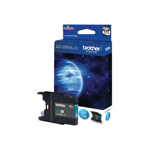 BROTHER LC-1280 ink cartridge cyan extra high capacity 1.200 pages 1-pack blister without alarm - Мастила и Мастилени