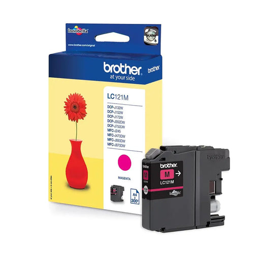 BROTHER LC121M ink magenta 300pages for DCP-J752DW MFC-J470DW -J870DW - Мастила и Мастилени глави<<<Консумативи