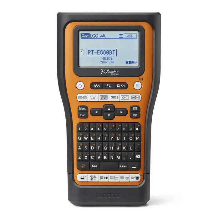 Brother PT-E560BTSP Handheld Industrial Labelling system + 1x TZEFX231 TZES241 TZES251 TZES651 - Етикиращи