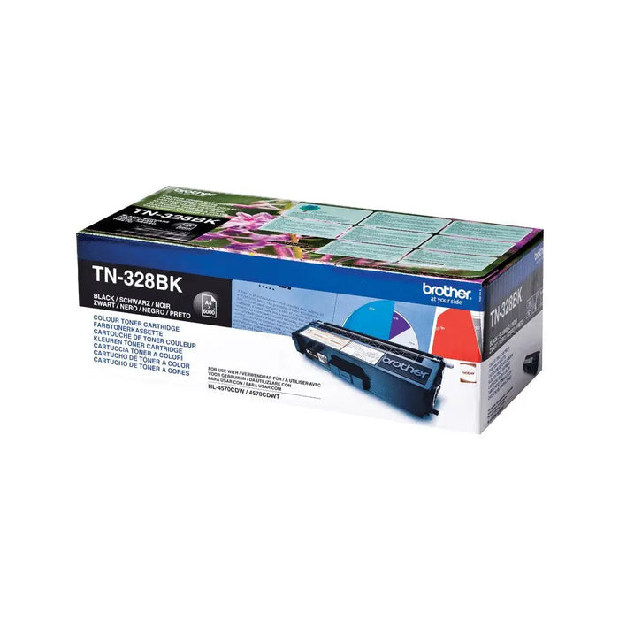 Brother TN-328BK toner cartridge 1 pc(s) Original Black - Тонери<<<Консумативи - Лазер<<<Печат Сканиране и
