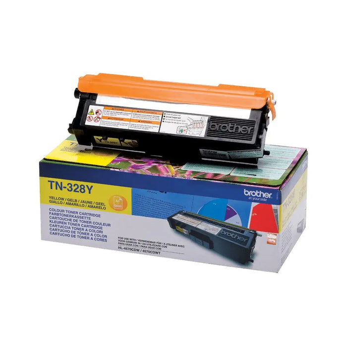 Brother TN-328Y toner cartridge 1 pc(s) Original Yellow - Тонери<<<Консумативи - Лазер<<<Печат Сканиране и