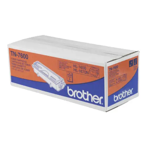 BROTHER TN-7600 toner cartridge black high capacity 6.000 pages 1-pack - Тонери<<<Консумативи - Лазер<<<Печат Сканиране