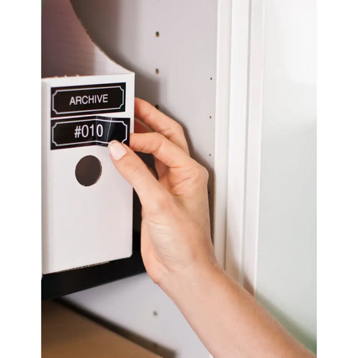 Brother TZe-355 Tape White on Black Laminated 24mm 8 m - Eco - Консумативи за етикетни принтери<<<BROTHER