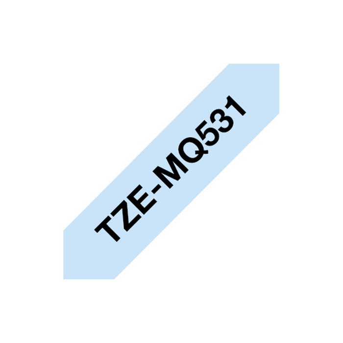 LAMINATED TAPE 12MM BLUE 4M BROTHER TZE-MQ531