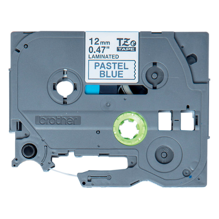 LAMINATED TAPE 12MM BLUE 4M BROTHER TZE-MQ531