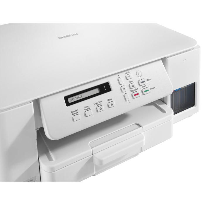 BROTHER DCPT536DWYJ1 Color Inkjet A4 MFP Ink Tank System Duplex 16/9ipm Wireless AirPrint White