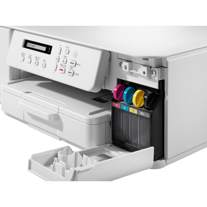 BROTHER DCPT536DWYJ1 Color Inkjet A4 MFP Ink Tank System Duplex 16/9ipm Wireless AirPrint White