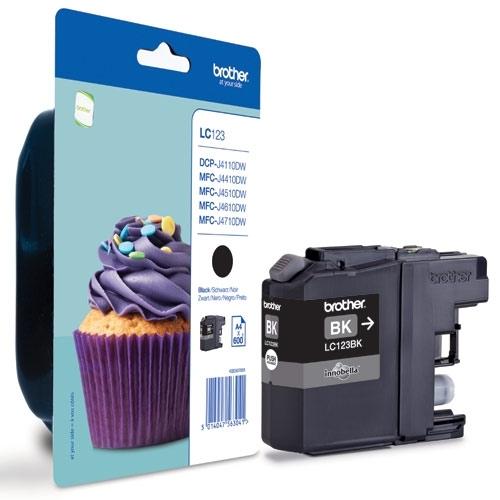 Ink cartridge original Brother black, LC123BK, MFC-J4510DW
