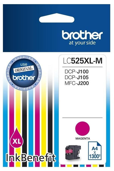 Brother LC-525 XL Magenta Ink Cartridge High Yield