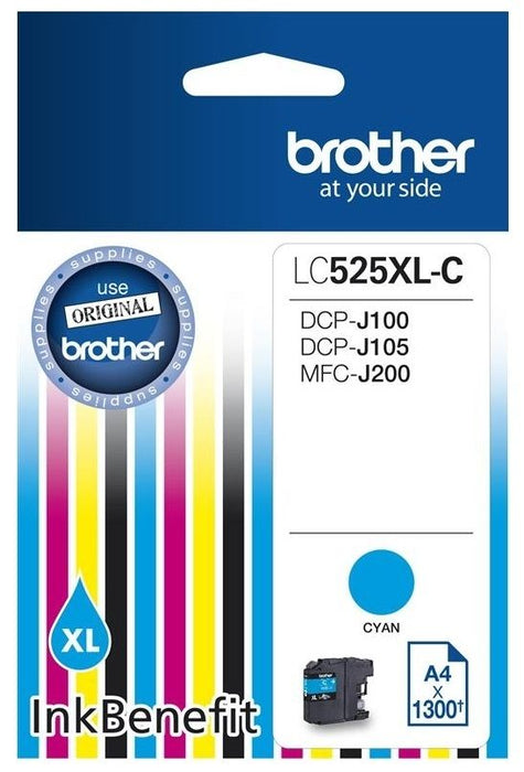 Brother LC-525 XL Cyan Ink Cartridge High Yield