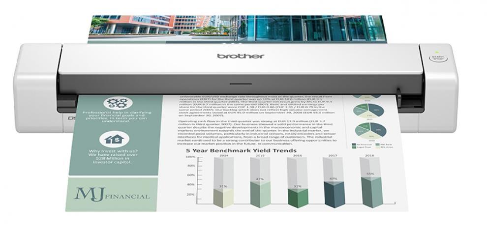 Brother DS-740D 2-sided Portable Document Scanner