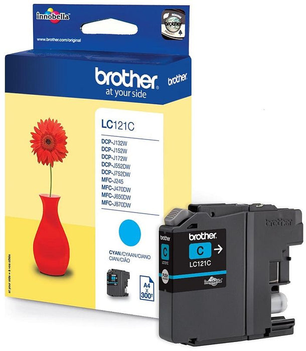 Brother LC-121 Cyan Ink Cartridge for MFC-J470DW/DCP-J552DW