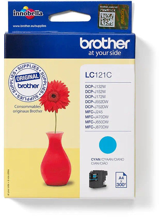 Brother LC-121 Cyan Ink Cartridge for MFC-J470DW/DCP-J552DW
