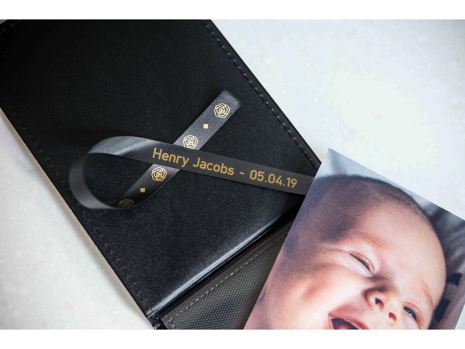 BROTHER P-Touch 12mm black/gold ribbon tape
