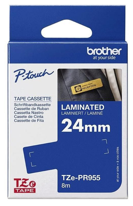 BROTHER TZEPR955 Tape cassettes 24 mm bandwidth Premium silber White