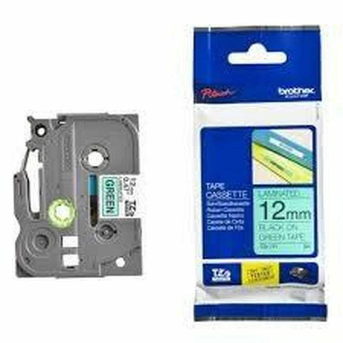 Brother TZe-731 Tape Black on Green, Laminated, 12mm, 8m - Eco