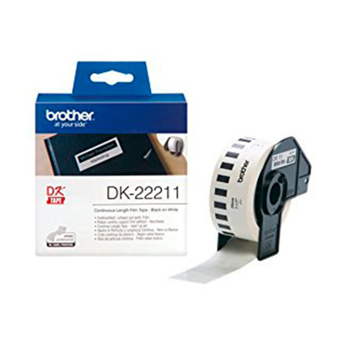Brother DK-22211 White Continuous Film Tape 29mm x 15.24m