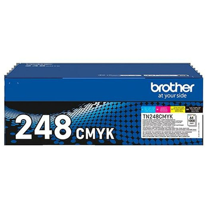 Toner Brother TN248 Yellow Blue Black Magenta (2 Units)