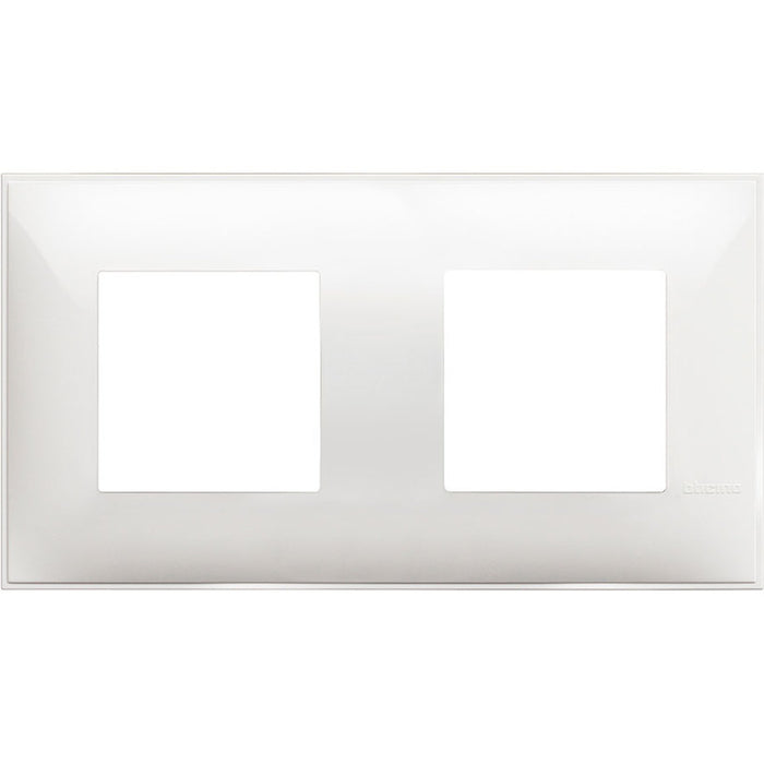 FRAME DOUBLE WHITE BTICINO CLASSIA