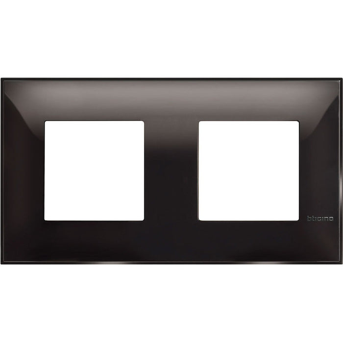 FRAME DOUBLE BLACK BTICINO CLASSIA