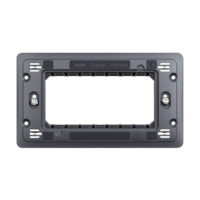 SUPPORT FRAME 4-MODULE SCREW BTICINO CLASSIA