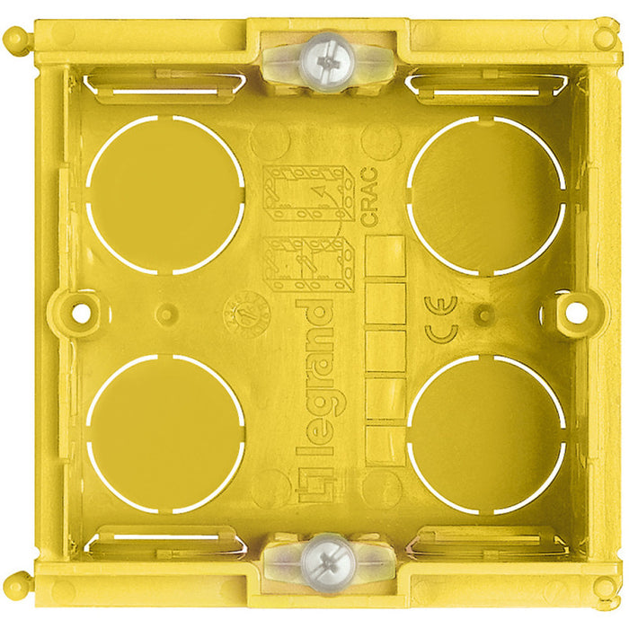 BTICINO LEGRAND TWO-MODULE WALL BRACKET