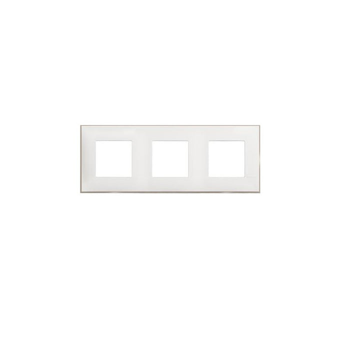 TRIPLE FRAME R4802M3WS CLASSIA LEGRAND - WHITE SATIN