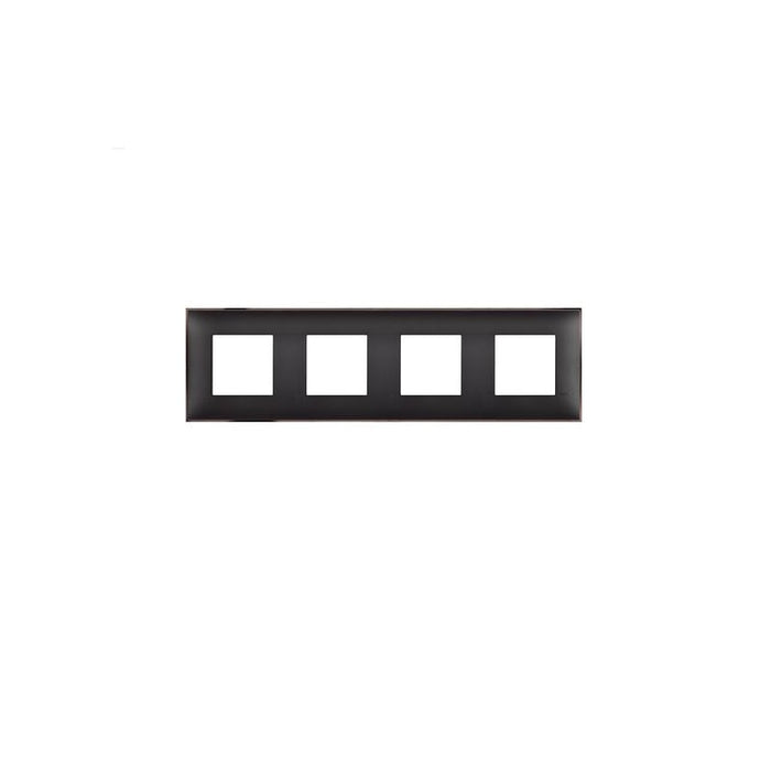 CLASSIA LEGRAND QUAD FRAME - BLACK WITH NICKEL