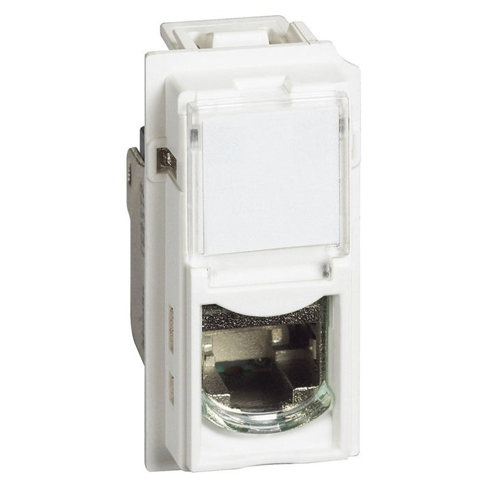 SINGLE MODULE CONNECTOR RJ-45 STP CAT.6 LN KW4279C6S LIVING NOW BITICINO - WHITE