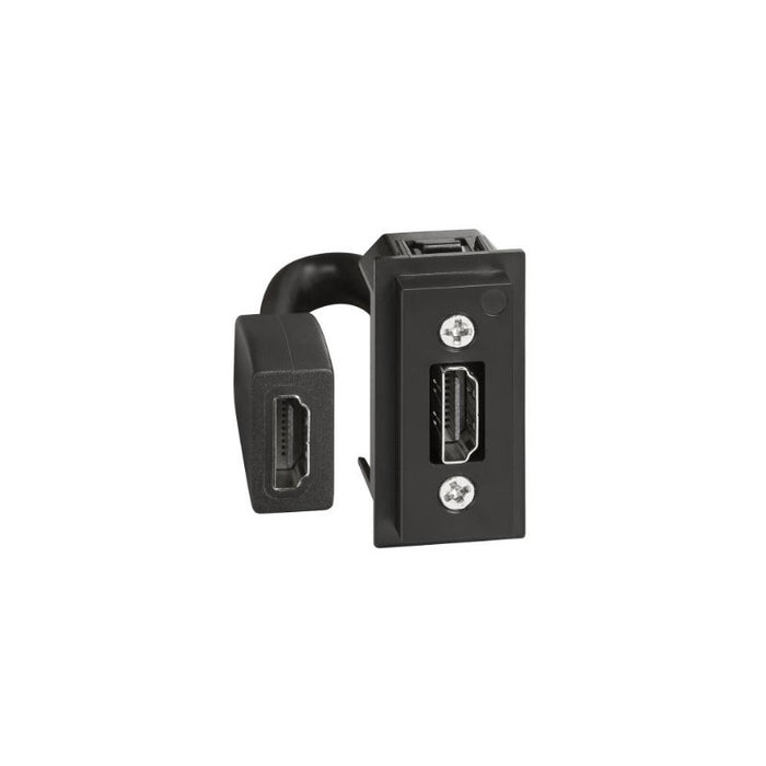 HDMI 2.0 CONNECTOR 1M LN K4284P LIVING NOW BITICINO - BLACK