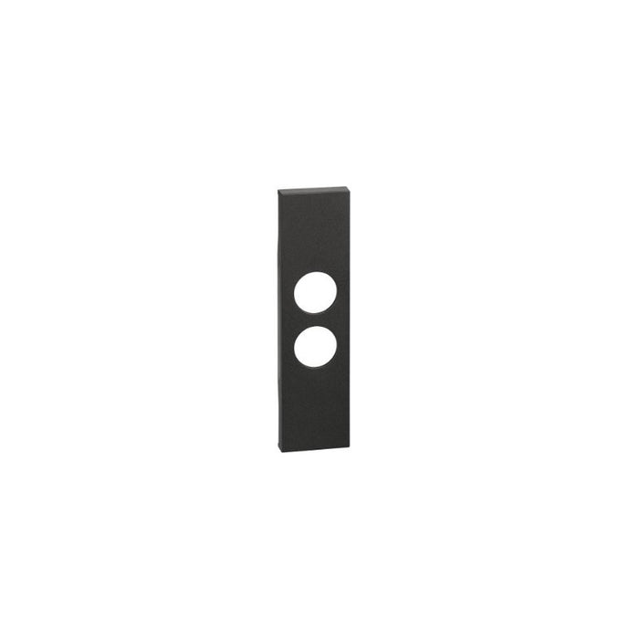 SINGLE MODULE FACE PANEL LN KG09 DTV-SAT LIVING NOW BTICINO - BLACK