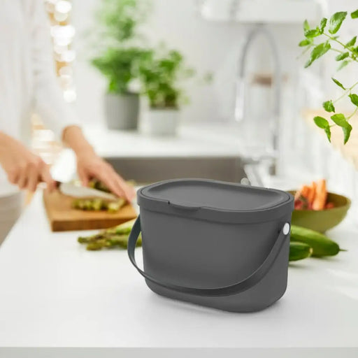 Bucket container Rotho Anthracite Recycled plastic - Купички за храна и вода<<<Домашни Животни<<<Дом