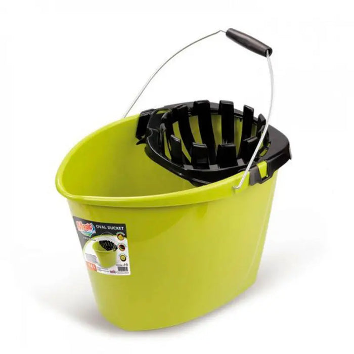 BUCKET OVAL WITH STRAINER 14 L PREMIUM MAGIC CLEAN - Продукти за почистване<<<Домашни потреби<<<Кухня<<<Praktiker