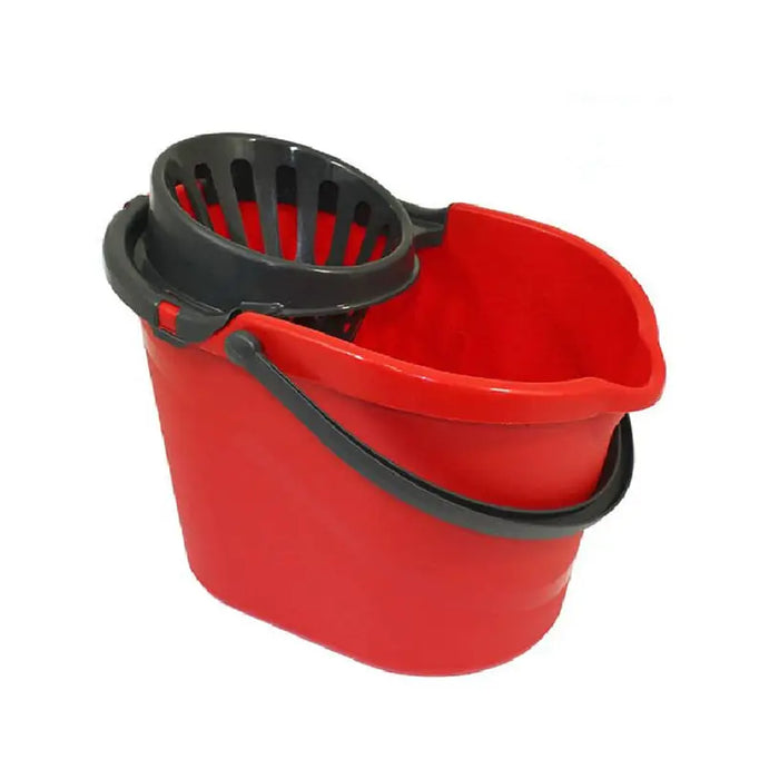 BUCKET WITH STRAINER 15 L RED + ANTHRACIDE RECA PLAST - Продукти за почистване<<<Домашни потреби<<<Кухня<<<Praktiker