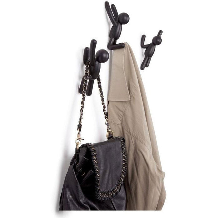 BUDDY WALL HANGER 3PCS BLACK UMBRA - Продукти за съхранение и организация на дрехи<<<Домашни потреби<<<Кухня<<<Praktiker